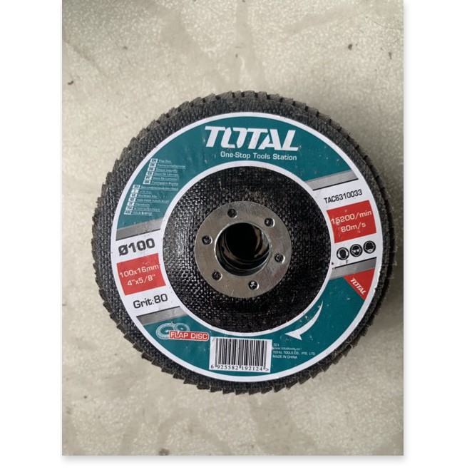 NHÁM XẾP TOTAL TAC6310013 [CHÍNH HÃNG] NHÁM XẾP 100MM ĐẾN 115MM DCA INGCO