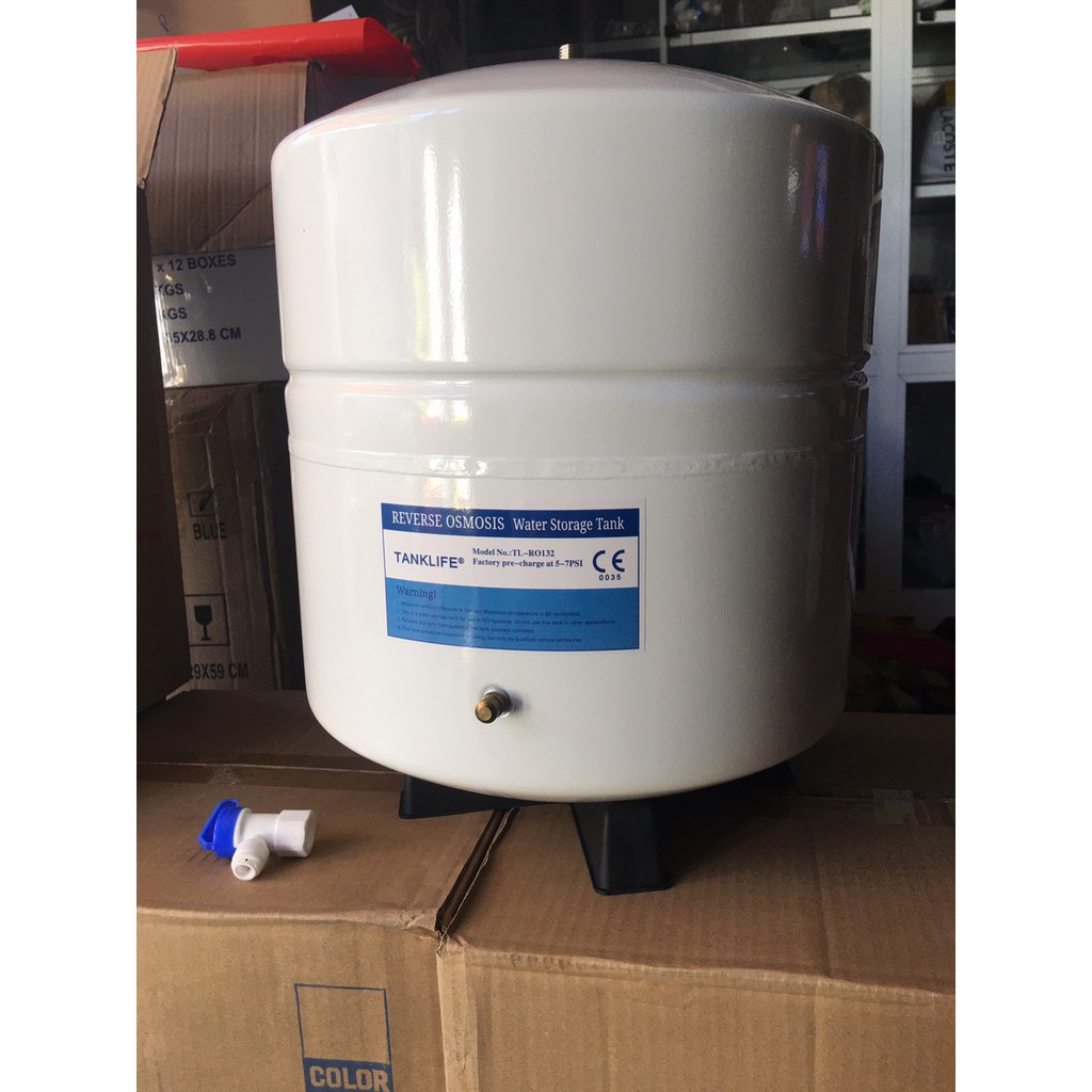 Bình áp thép 10l kèm van- dùng cho các dòng máy RO