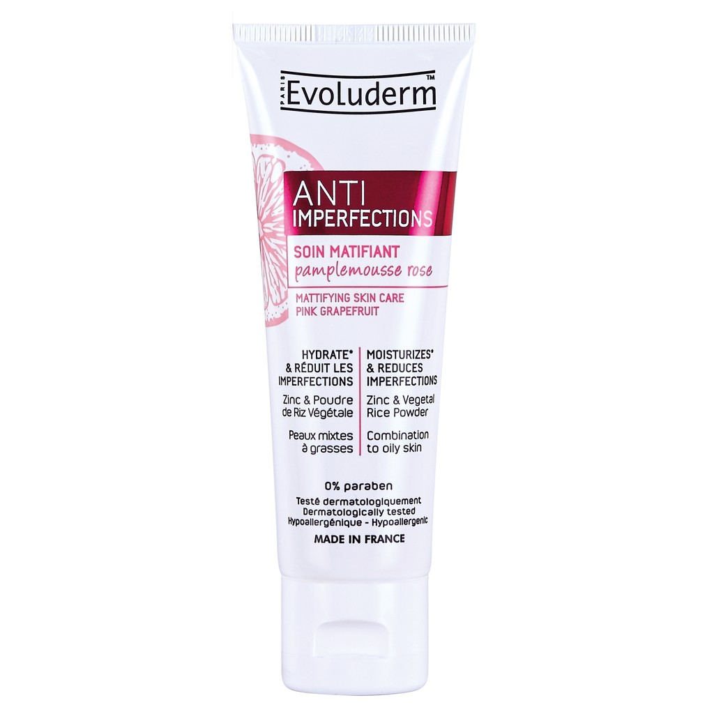 Kem dưỡng da tái tạo ngừa thâm và giảm mụn quay trở lại Evoluderm Anti-Imperfection 50ml