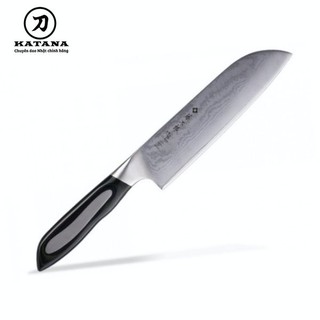 DAO BẾP TOJIRO FLASH 63 LỚP DAMASCUS VG10 SANTOKU FF-SA180
