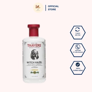 Nước hoa hồng hương chanh thayers lemon witch hazel astringent 355ml