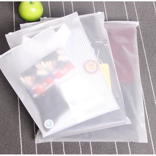 Túi zip khoá lụa mờ đựng đựng quần áo, phụ kiện tiện dụng - Túi zip để đồ chống bụi du lịch chống ẩm mốc