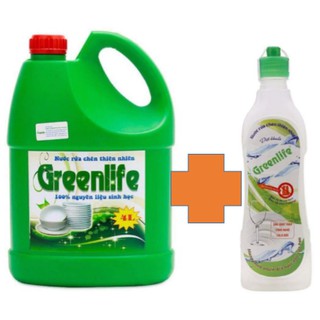 combo Nước rửa bát thiên nhiên Greenlife