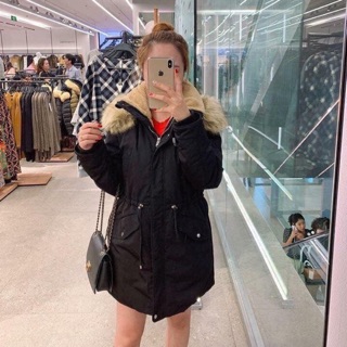 (Oder) áo parka zara xuất-kèm ảnh thật