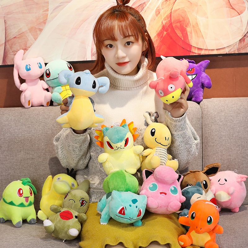 TAKARA TOMY Thú Nhồi Bông Hình Pokemon Dễ Thương Cho Bé