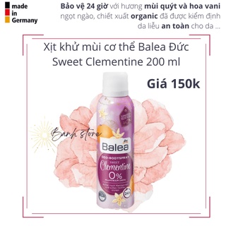 Xịt khử mùi cơ thể Balea Đức - khử mùi hiệu quả