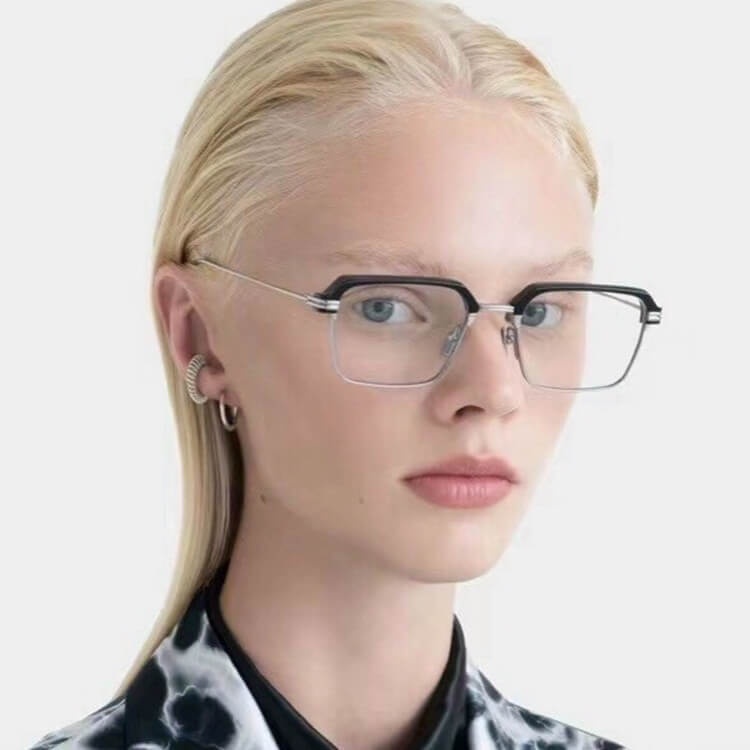 Kính Cận nam, GM, Gọng kính kim loại, Nam nữ  - donghokinhmat168