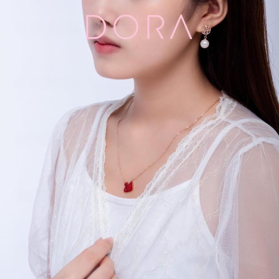 Dây chuyền Thiên Nga Đỏ phong cách dạ hội - Vòng cổ DORA VC127