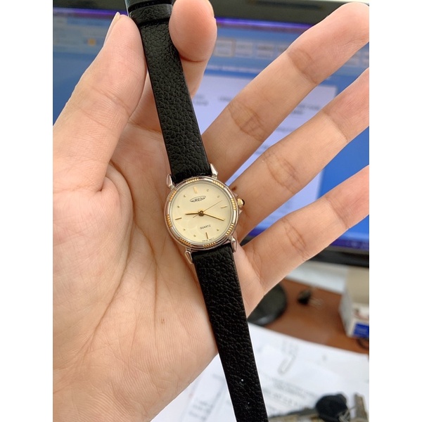 Đồng hồ si nữ hiệu Aureole, máy Thuỵ Sỹ, khoá rin, độ mới cao