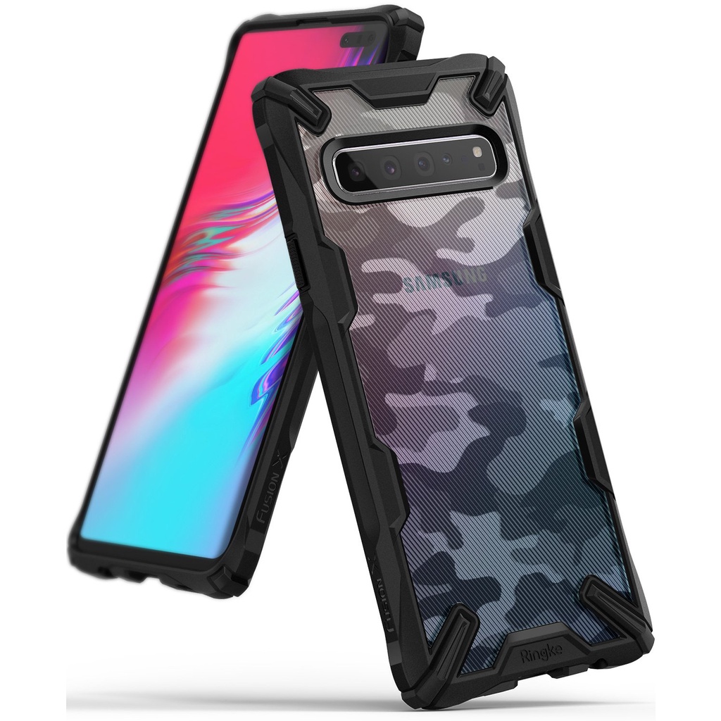 Ốp lưng Samsung S10 5G chống sốc Ringke Fusion X chính hãng