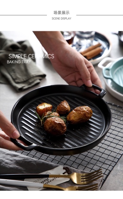 Chảo trang trí đồ ăn cao cấp - M003