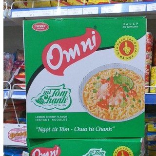Thùng mì tôm chanh Omni 30gói * 75g