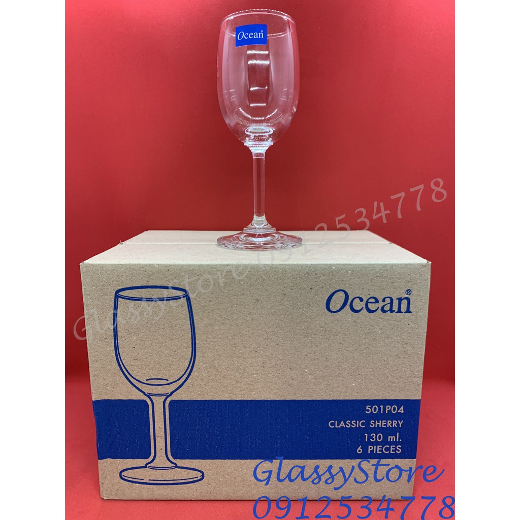 Ly (cốc) rượu vang thủy tinh Ocean Classic Sherry – 1501P04 – 130ml (Hàng nhập khẩu Thái Lan chính hãng)