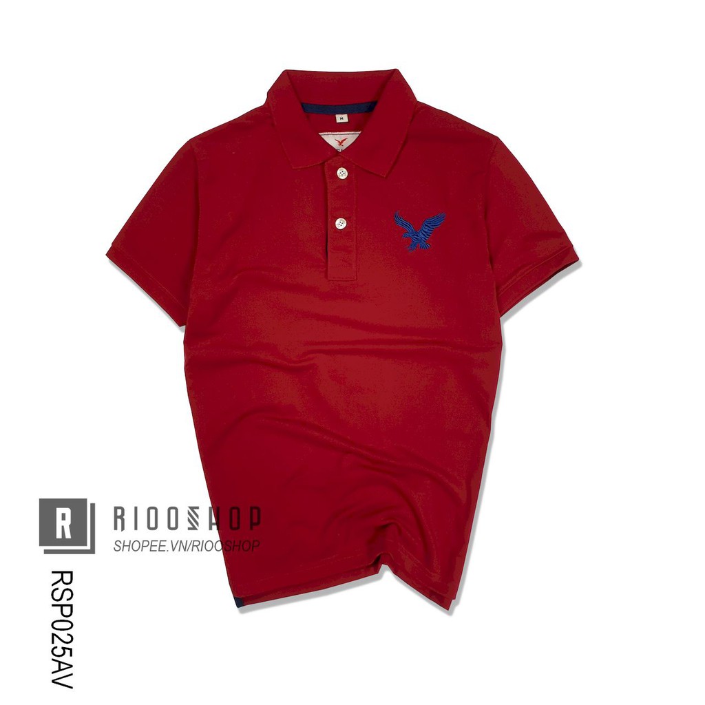 Áo thun polo cá sấu ngắn tay Eagle đơn giản RSP025 có size lớn big size xxl Riooshop