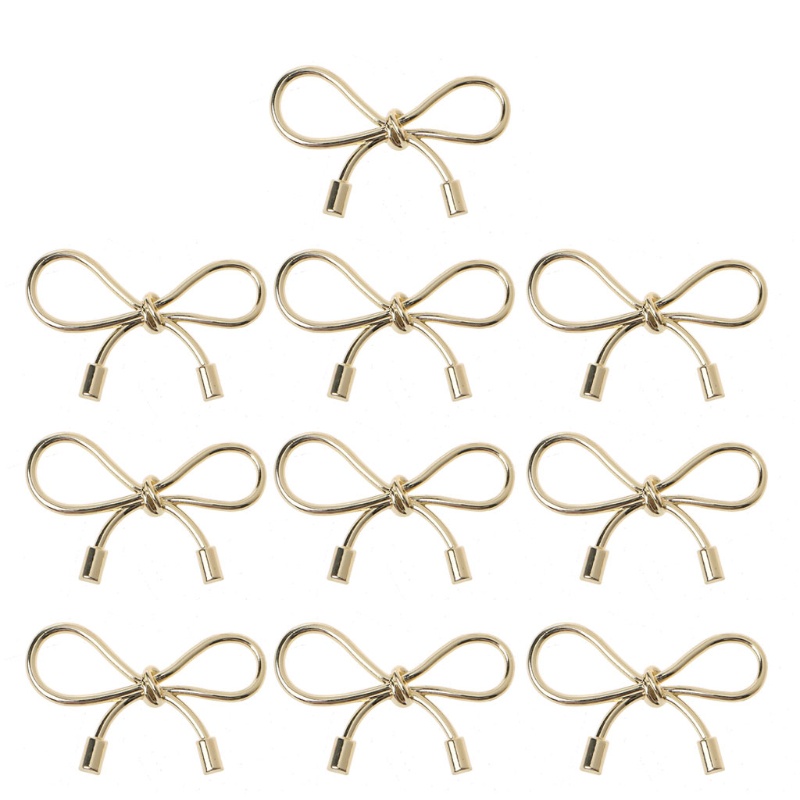 Set 10 Khuôn Làm Đồ Thủ Công DIY Hình Chiếc Nơ Bằng Nhựa Resin Dễ Thương Xinh Xắn