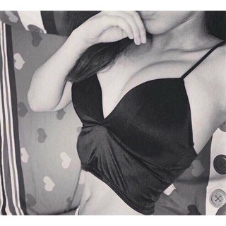 Áo bra satin, áo lót vải phi bóng (kèm ảnh thật)
