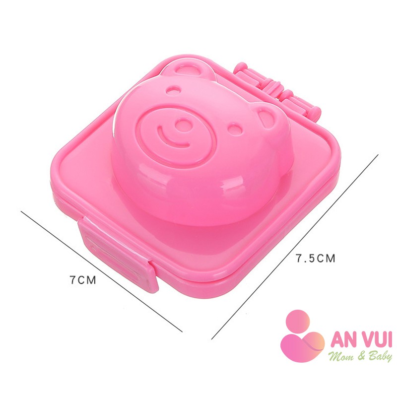 Khuôn cơm bento, làm bánh dẻo hình thú, tạo hình trứng, đậu hũ ngộ nghĩnh An Vui Mom&amp;Baby