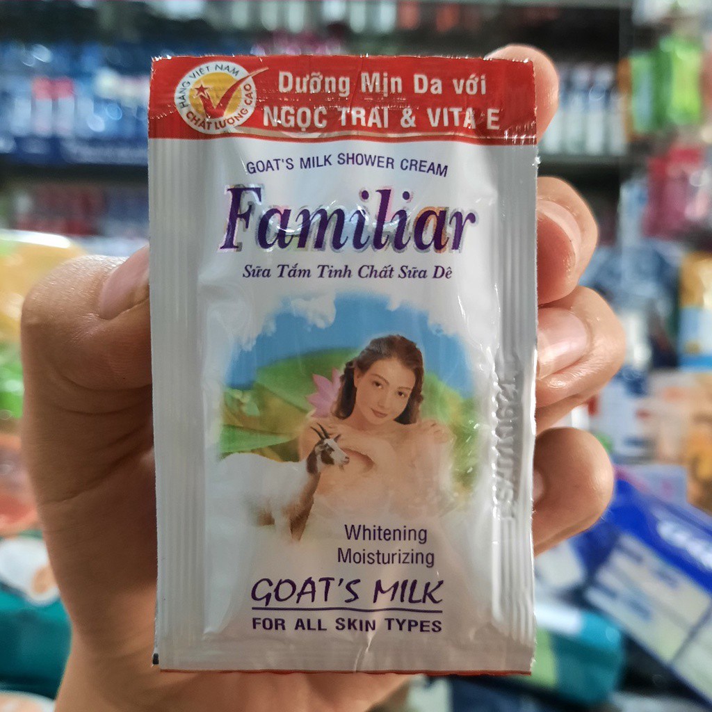 Sữa tắm Familiar Dê 6ml/1gói (1 dây 12 gói)