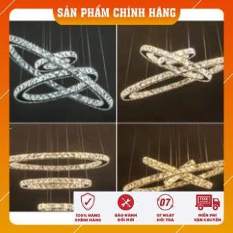 [Hàng cao cấp] Đèn Thả - Đèn Thả Trần Phale 3 Vòng Sang Trọng Cao Cấp