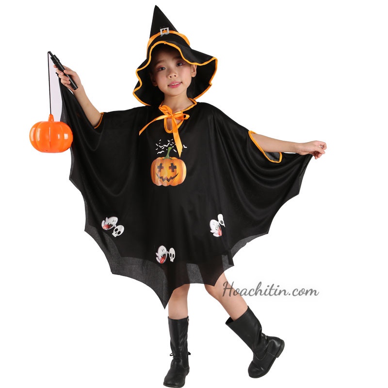Halloween Set đồ hóa trang phù thủy gồm váy và nón | BigBuy360 - bigbuy360.vn