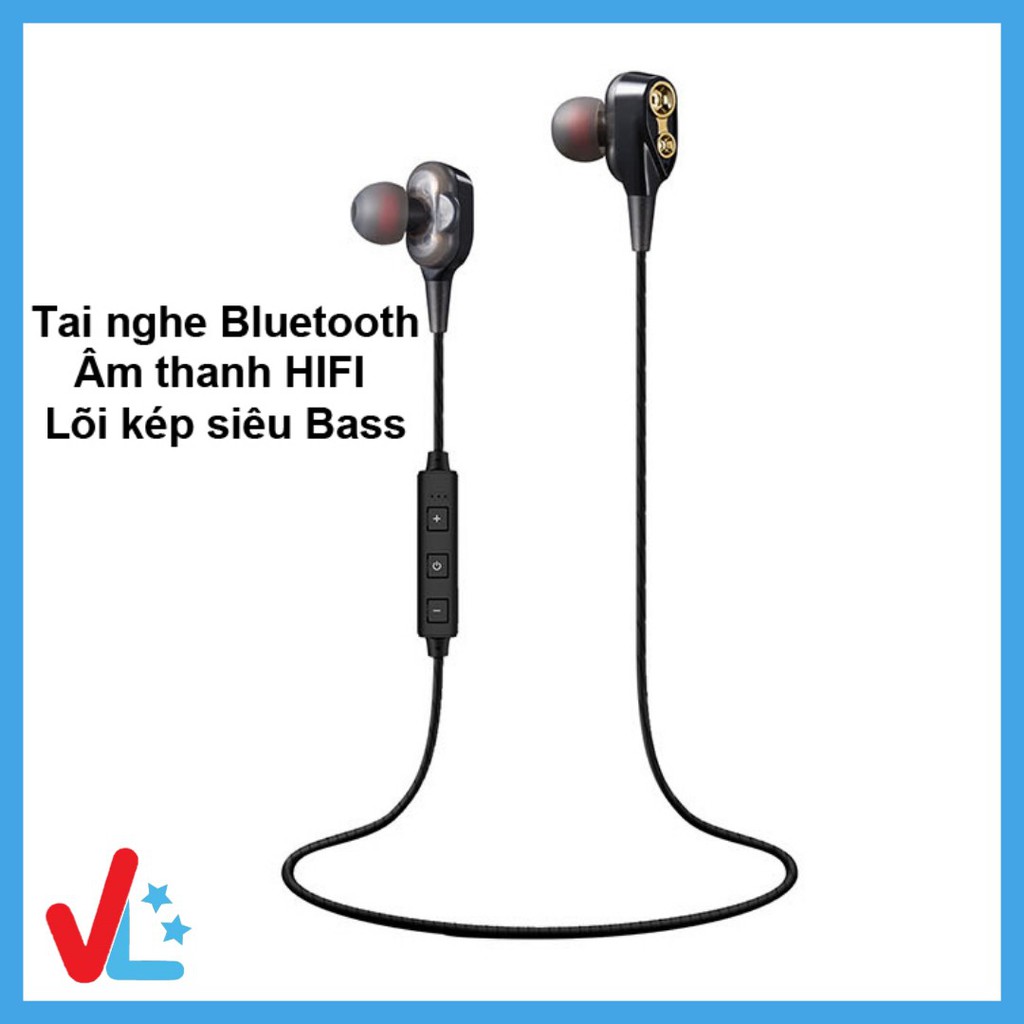 TAI NGHE XT-21 BLUETOOTH HiFi lõi kép siêu bass với âm thanh chất lượng cao. - VL