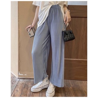 Quần culottes xếp ly gân