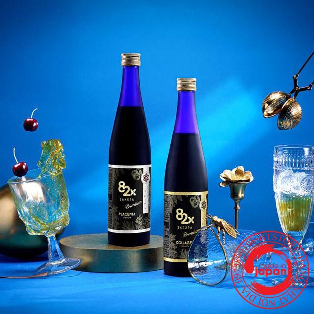 Nước Uống Tinh Chất Nhau Thai Placenta 82x Sakura Premium 500ml