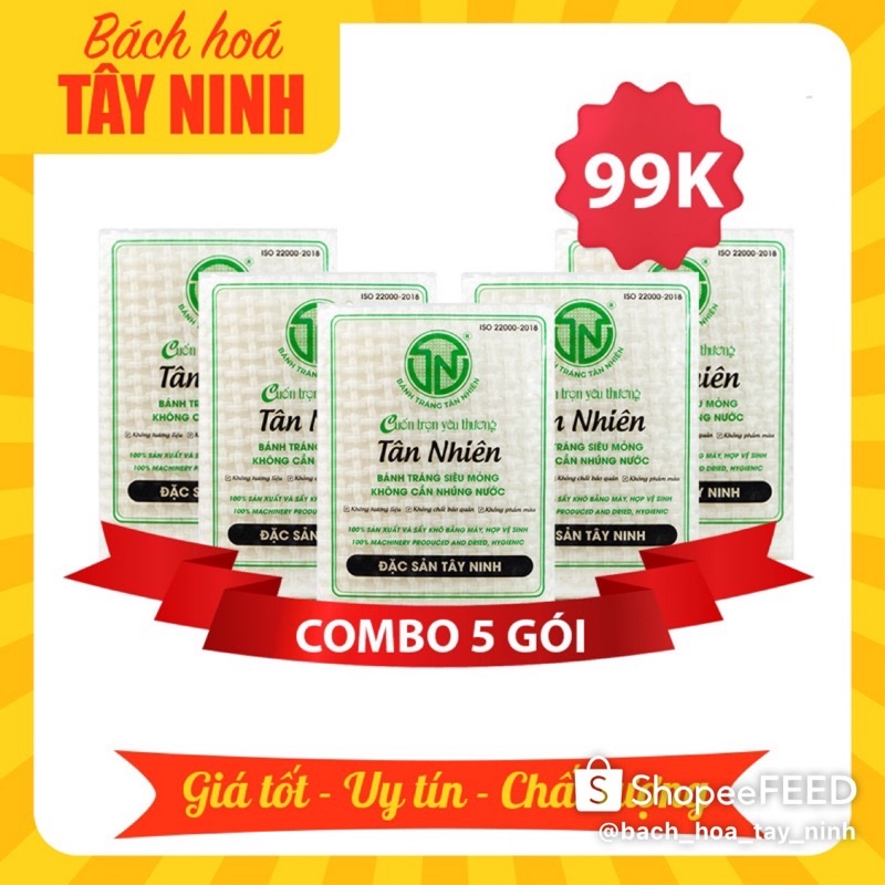 Bánh tráng 470g Tân Nhiên siêu mỏng Tây Ninh | BigBuy360 - bigbuy360.vn