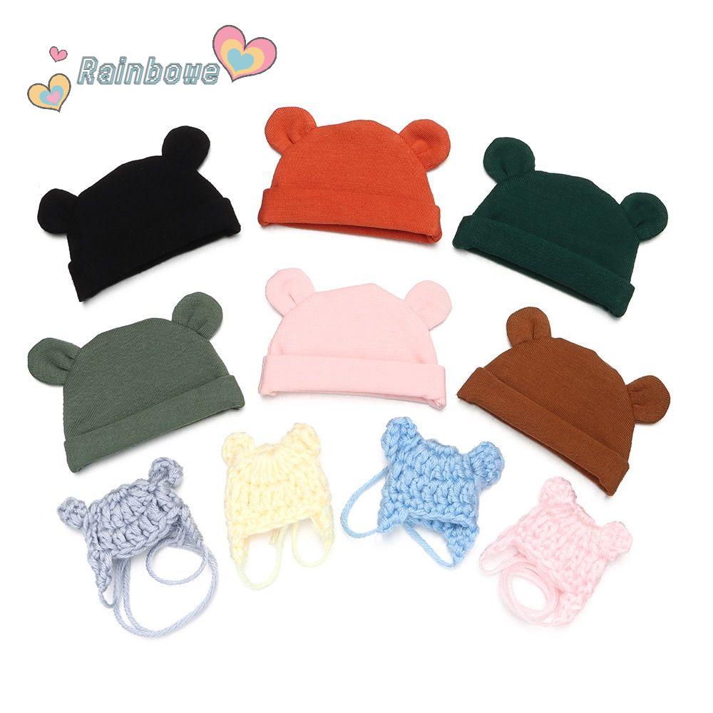 Nón Len Họa Tiết Hoạt Hình Xinh Xắn Cho Búp Bê Obitsu11 1/12bjd 12~16cm