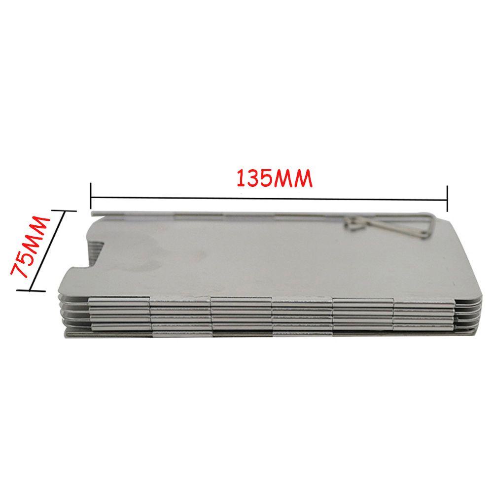 Bộ 9 Tấm Chắn Gió Bếp Ga Chất Lượng Cao Tiện Dụng Khi Đi Cắm Trại