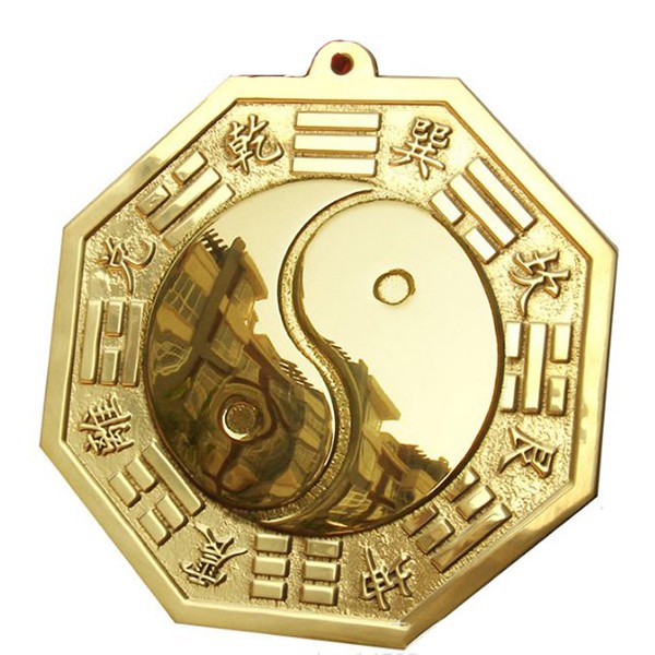 Gương tiên thiên bát quái đồng nguyên chất cỡ lớn - LPGBQ1003