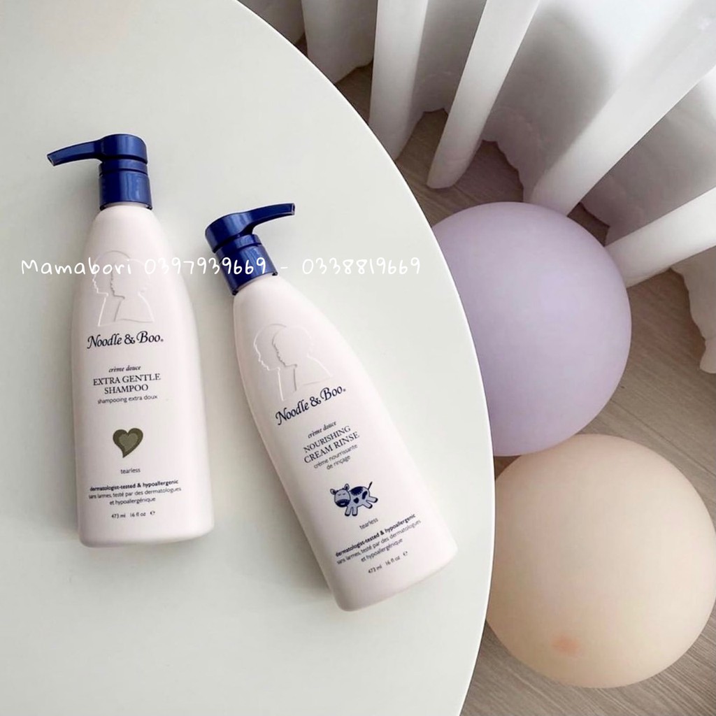 Sữa tắm gội Noodle & Boo Newborn 2in1 , Dầu Xả & Dầu Gội Noodle & Boo cho bé