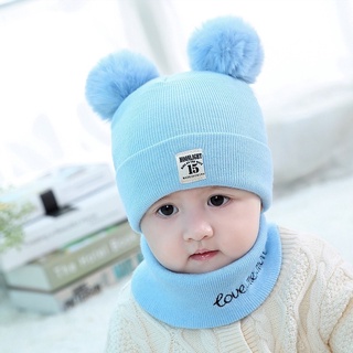 SET KHĂN MŨ QUẢ BÔNG CHO BÉ