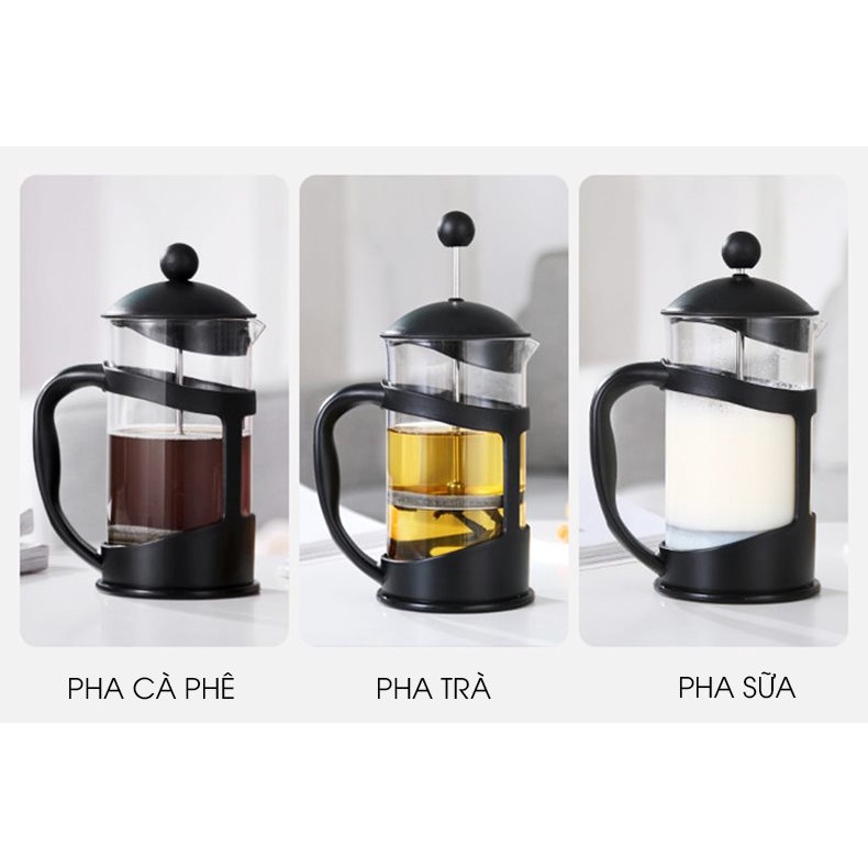 Bình pha cà phê, pha trà Lock&amp;Lock French Press 800ml LLG018