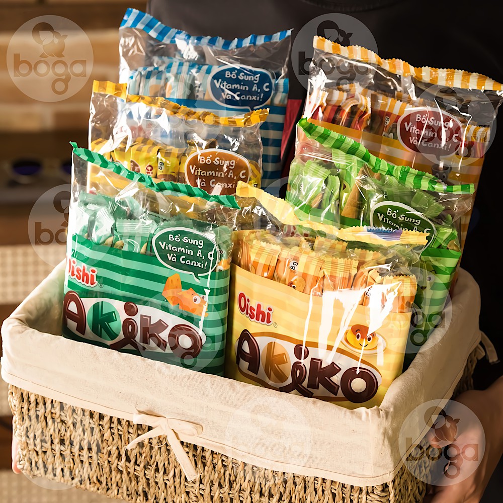 Bánh Snacks Que AKIKO OISHI 5 Vị Gói 160g