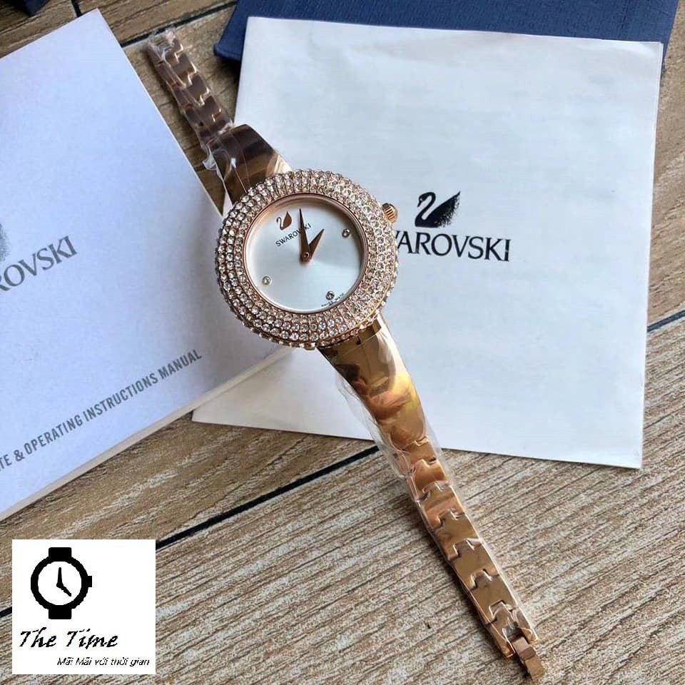 ( Sẵn 4 màu ) Đồng hồ nữ SWAROVSKI CRYSTAL ROSE WATCH #54840 case 34mm.5atm | BigBuy360 - bigbuy360.vn