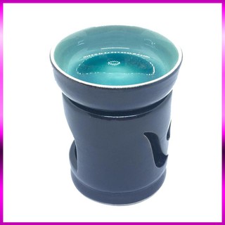 Đèn xông, đốt, khuếch tán tinh dầu Bát Tràng dùng nến - Hình trụ tròn chén rời to tuyệt đẹp