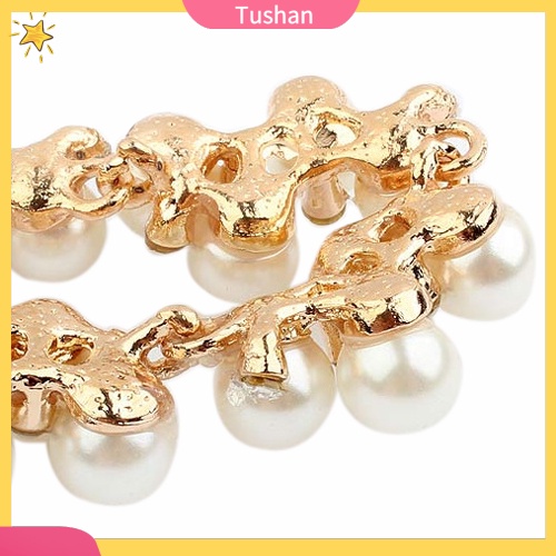 Vòng cổ đính ngọc trai giả thanh lịch làm quà tặng lễ tình nhân cho nữ