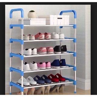 Kệ Giày Dép Tiện Dụng 5 Tầng Inox Cao Cấp, Lắp Ráp Đơn Gỉan