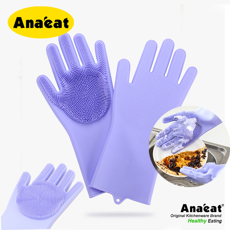 Đôi Găng Tay ANAEAT Bằng Cao Su Để Rửa Chén Và Chà Rửa Nhà Bếp
