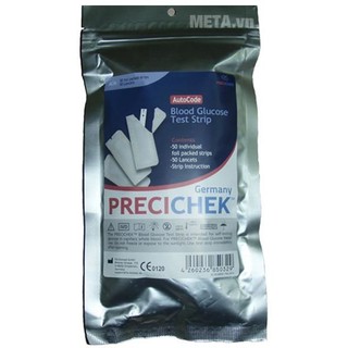 Que thử đường huyết Precichek 50 que test