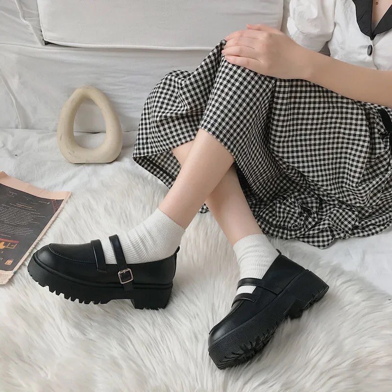 Giày lolita ulzzang đế siêu mềm phong cách vintage hàng sẵn