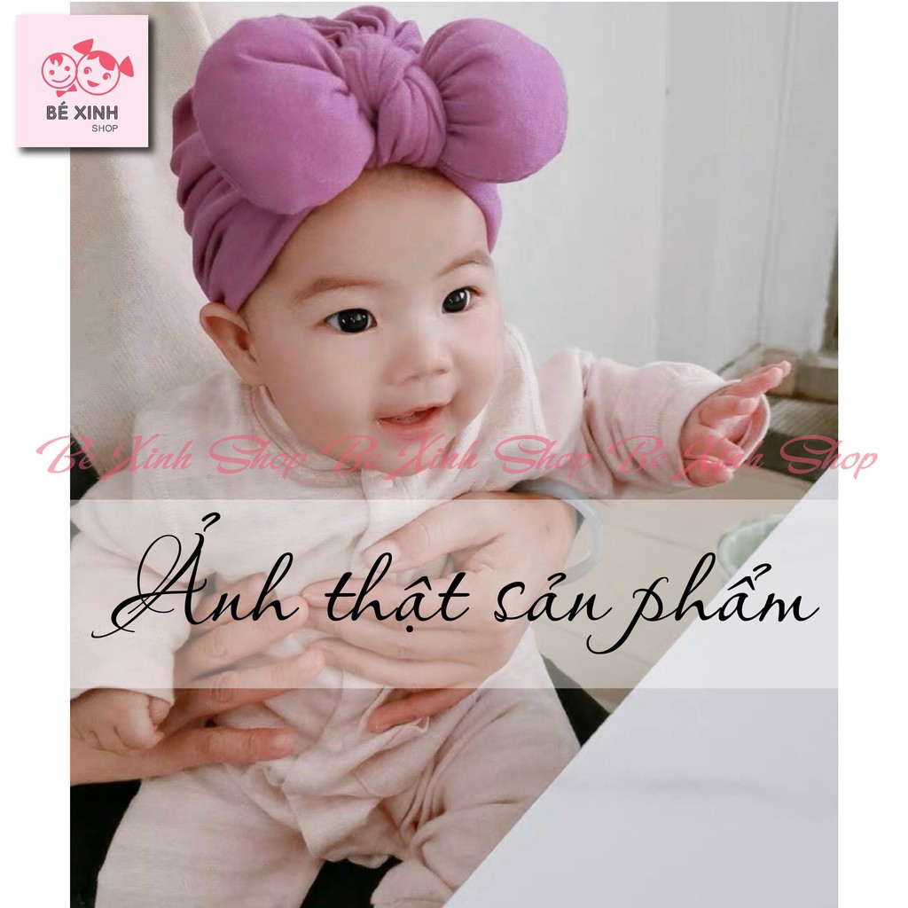 Mũ nón băng đô bờm tóc cho bé gái HÀN QUỐC [Cao cấp] Turban nón sơ sinh mũ vải bờm phụ kiện tóc cho bé gái hàng nhập