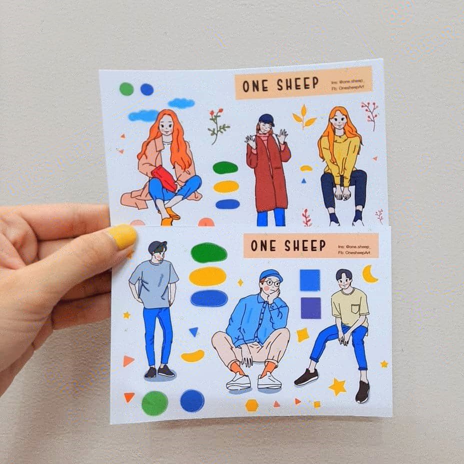 Daily Sticker trang trí sổ
