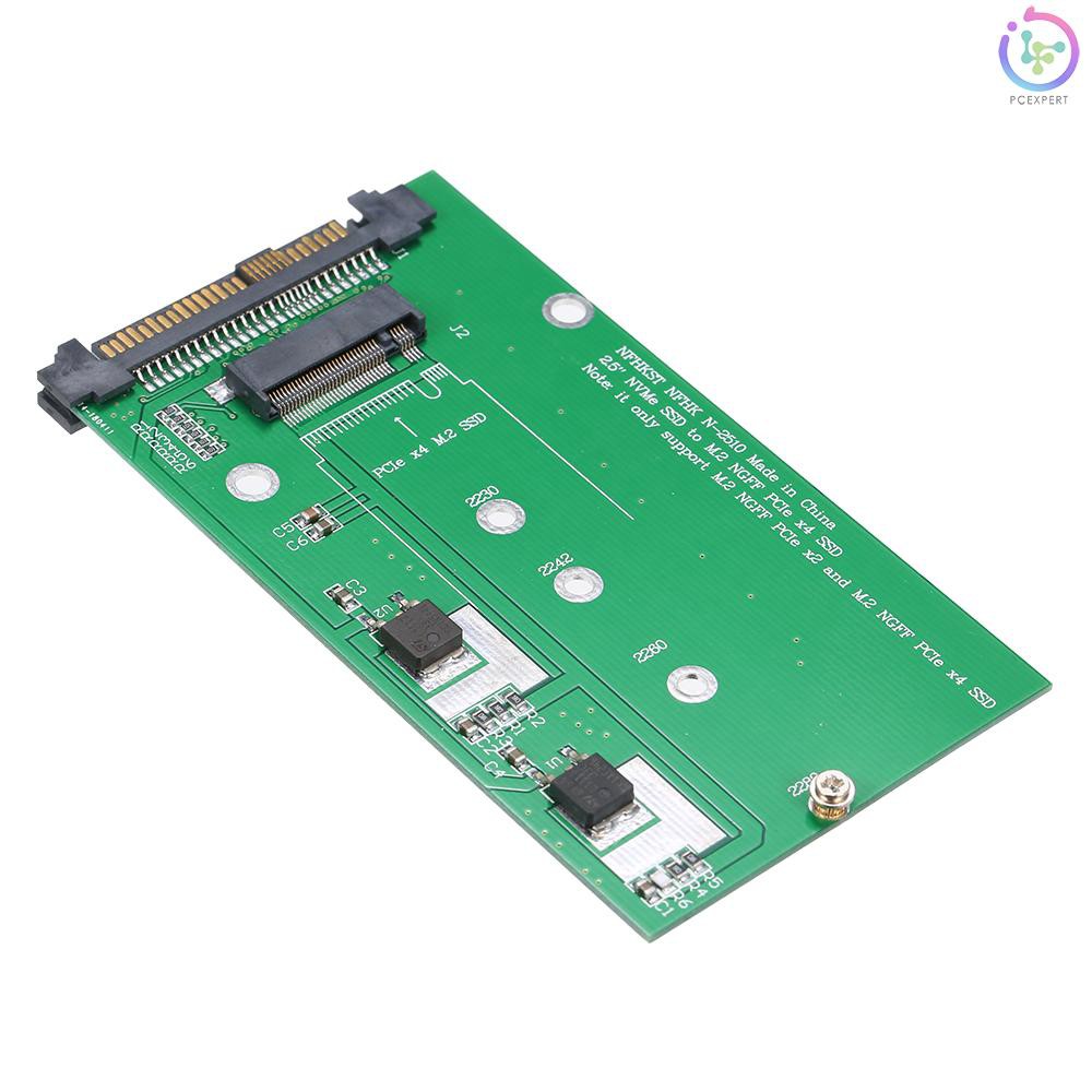 Thẻ chuyển đổi NVME sang NGFF M-KEY U.2 sang M.2 PCI-E giao diện PCI-E 4X nguồn SATA