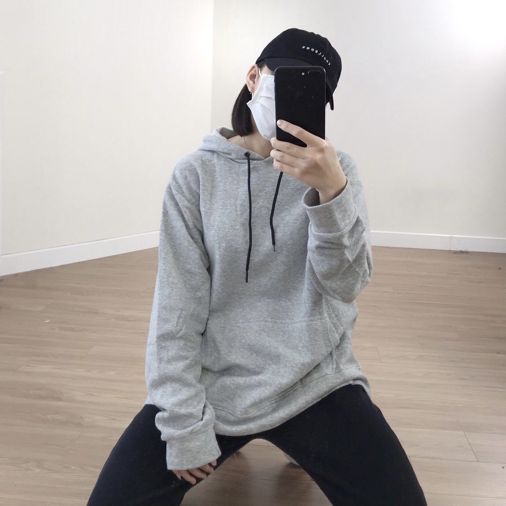 Áo Hoodie Basic JACK LANE, áo hoodie nam nữ trơn unisex