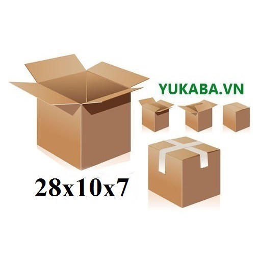 20 Thùng giấy carton 28x10x7