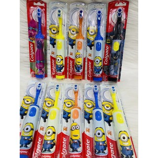 BÀN CHẢI ĐÁNH RĂNG COLGATE , ORAL B CHẠY BẰNG PIN DÀNH CHO TRẺ EM
