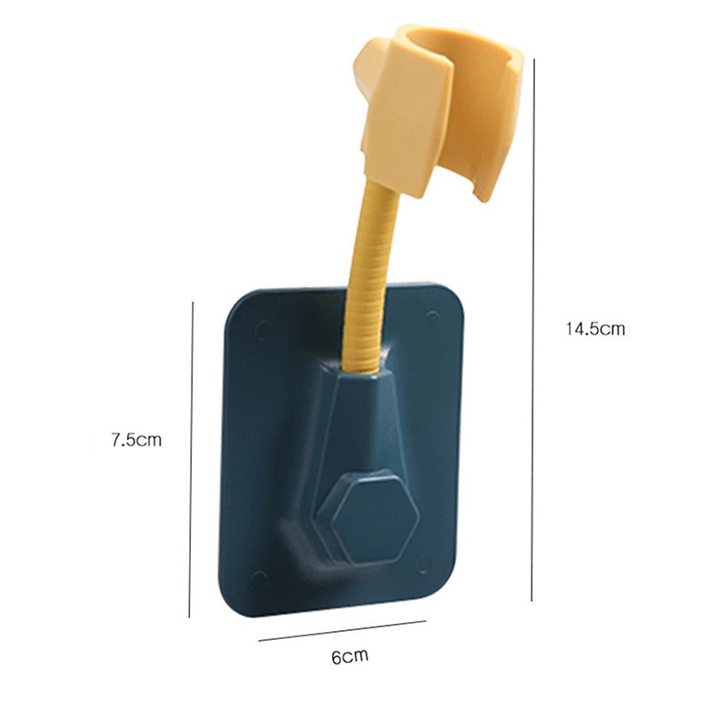 1pc 360° Giá Đỡ Đầu Vòi Hoa Sen Dạng Xoay Không Cần Khoan Lỗ Có Thể Điều Chỉnh Dành Cho Nhà Tắm