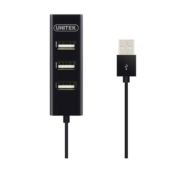 Hub USB bộ chia cồng usb từ 1 ra 4 cổng UNITEK Y2140 USB 2.0 dây dài 80cm